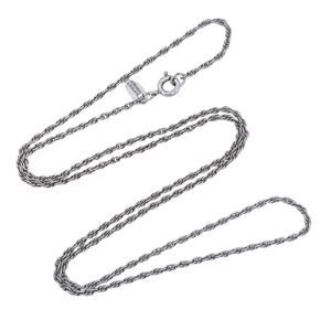 Gorham Cable Link Chain Necklace | Vintage Sterling Silver 925 | 18"